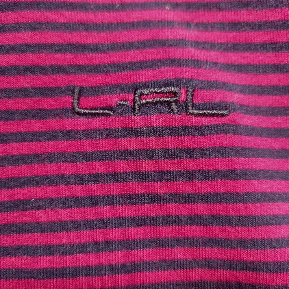 Lauren Active Ralph Lauren Women's Size M Navy Purple Striped‎ Full Zip Jacket